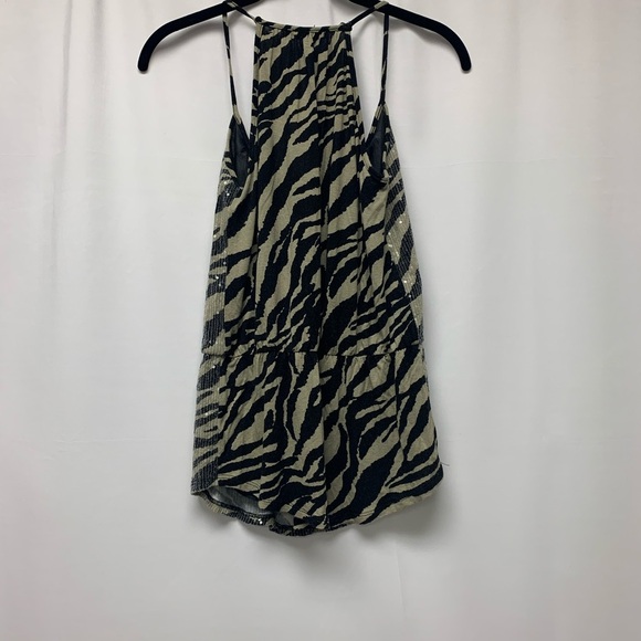 5/$35 💥 GLAM SEQUIN ZEBRA TANK - Picture 5 of 6